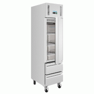 Armoire réfrigérée négative inox - 1 porte et 2 tiroirs  - GN compacte série G - 180L - Polar - UA116_4