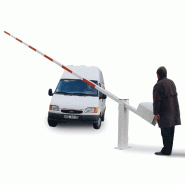 Barrière levante lisse alu télescopique (largeur de passage de 3,05 m à 6,40 m)_4