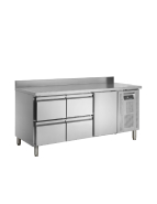 Desserte réfrigérée positive - 4 tiroirs, 1 porte, inox AISI304, 402 litres - Température +2°C à +10°C - TEFCOLD_4