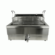 Friteuse posable électrique 25l - avec robinet de vidange 7518.0210 COMBISTEEL_4