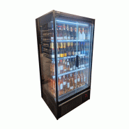 Vitrine réfrigérée verticale SLIM portes battantes en verre - économie d'énergie, dimensions 1m à 2m50_4