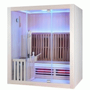 SAUNA COMBI BOREAL® ELÉGANCE 3 - 175X125 INFRAROUGE + VAPEUR_4