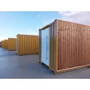 Container technique 20 ou 40 pieds pour ateliers,  bureaux, salles de stockage et salle de réunion_4