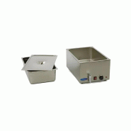 Bain-marie électrique professionnel - 1 x GN 1/1 - avec robinet de vidange - Bac GN inclus | Maxima_4