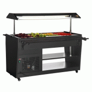 Buffet réfrigéré série G noir 4 GN1/1 PG007 Polar_4