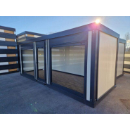 Bureau modulaire L.6.09m x l.2.42m - PREMIUM - Solution modulaire pour accueil du public_4