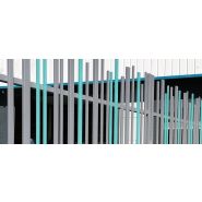 Clôture personnalisable avec 30 couleurs standard et combinaison bicolore possible