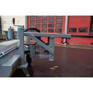 Balayeuse orientable Attec - nettoyage général de débris ou de neige - déplacement manuel 30° gauche/droite - roues anti-usure_4