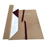 Boîte personnalisée en papier craft pour cadeaux de mariage