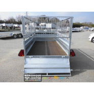 Remorque polyvalente Lider Robust 2m50 - 1 essieu freiné - PTAC : 1300 kg - 253 x 134 x H50 cm - Référence 34392_4