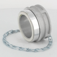 Bouchon avec verrou + chainette Ø 50 mm - Alu_4