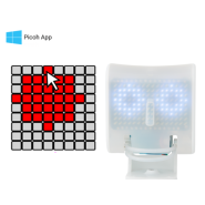 KIT ROBOT ÉDUCATIF CONSTRUCTION PROGRAMMATION TÊTE HUMANOIDE PICOH OHBOT (BLANC / ORANGE) APPLICATION WINDOWS PYTHON SCRATCH_4