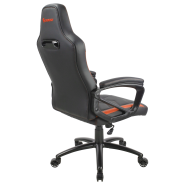 Fauteuil de bureau AZGENON Z100 Orange - Design racé, robuste et confortable - Poids maximal 120 kg - Réf : AZG_Z100_BKORG_4