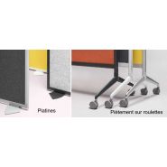 Cloison acoustique TEN-LIMIT - modulable avec cadre aluminium et panneau en fibres PET recyclé_4