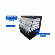 Vitrine réfrigérée semi-verticale 3 niveaux MILANO PLUS - EORI-SV-1330 et EORI-SV-1955 - 3 + base - LED - -1°C à +7°C - EUROVITRINE_4