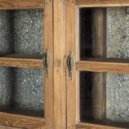 00119001000527 - Meuble présentoir vintage en bois - Francisco Segarra - 187x42xH154cm_4