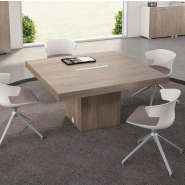 Table de réunion carrée T45 - Officity - Orme_4