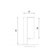 03.054.Sc - Poubelle Orbis Zano - 65L - Inox brossé - Design moderne et urbain_4