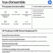 HP ProBook 4 G1iR Intel® Core¢ i5 i5-1334U Ordinateur portable 40,6 cm (16