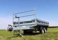 Remorque benne - 3,00 x 1,60m - 2000 kg électrique - debon pw1.2 lux_4