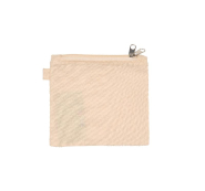 Trousse à double compartiment Kimood - Réf: KI0738 - 100% coton avec filet et canvas, 150 g/m²_4