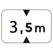 Panonceau hauteur véhicules M4v - WP Signalisation - Conformité NF et CE_4