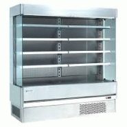 Vitrine murale ouverte réfrigérée compact tout inox Chronus - 685x665x1920 mm - AC625_4