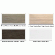 Armoire avec 2 portes en verre blanc - Mobel Linea - Blanc_4