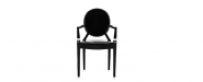 Chaise empilable Louis Ghost - Kartell - design Philippe Starck - style Louis XV en polycarbonate_4