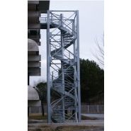 Escalier hélicoïdal Ysotube - Ysofer Esca - Passage 1UP ou 2UP - Utilisation extérieure - Finitions variées_4