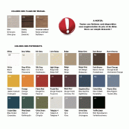 Bureau de Direction E10 avec pieds laqués - Officity - 204, Noyer américain, Piètement blanc_4