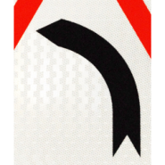 Panneau de danger A1B - Virage à gauche dangereux - ultra-résistant WP Signalisation_4