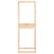 Vidaxl porte-pneus 63x40x180 cm bois de pin massif 825005_4