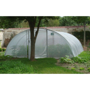 Serre de jardin avec aérations latérales des 2 côtés relevables par manivelles sur 0,70 m de hauteur - idéale pour les jardins de plus grande surface - SUPER_5