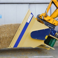 Godet épandeur - Trémie distributrice avec vitesse réglable - Compatible tracteur, chargeuse et télescopique_4