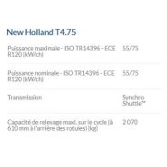 Tracteur agricole New Holland performant et fiable pour exploitations agricoles