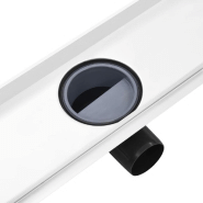 Vidaxl drain de douche avec couvercle 2 en 1 83x14 cm acier inoxydable 146009_4