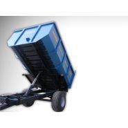 Remorque agricole sur mesure pour transport de fumier