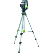 Laser croix Pocket Plane 3G - 3 cercles laser verts 360° - Kit avec trépied 150 cm - Marque Romus_4