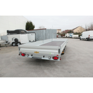 Remorque plateau HUMBAUR HT 256221 GR - 2 essieux, ridelles alu, structure modulaire_4