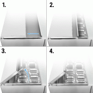 Saladette réfrigérée à capot et dessus planche à découper - 1 porte_4