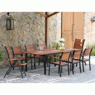 Table de jardin extensible flamingo bois d'eucalyptus – MTF – rectangulaire – 2nab2155_4