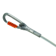 Élingue d'amarrage Wire Stop - Petzl - Acier galvanisé 6,5 mm - Normes CE EN 795 B, TS 16415, NFPA 1983_4
