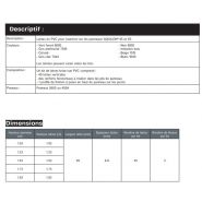 Lattes PVC pour créer un espace protégé et intime autour du grillage