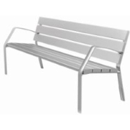 Banc public Modo La Forest - métal - Matériau robuste_4