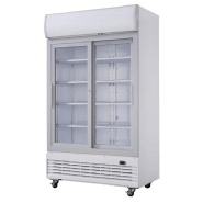 Vitrine réfrigérée 2 portes coulissantes 950 litres avec roulettes - gaz écologique r290_4