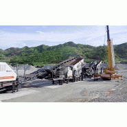 Concasseur broyeur à minerai mobile débit 500 t/h_4