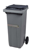 Conteneur Korok 2 Roues 240L - Polyethylène haute densité, recyclable avec bonde de vidage_4