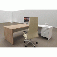 Bureau d'angle T45 avec caisson - Quadrifoglio. - 200, Orme, Droite_4