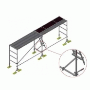 Échafaudage façadier DCM 49 - Dacame France SAS - Tubes d'acier ø 48 mm - galvanisé à chaud_4